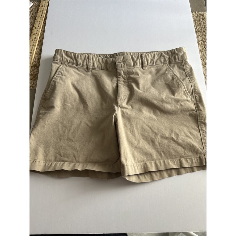 Eddie Bauer Womens Legend Wash Stretch Boyfriend Midrise Shorts Size 8